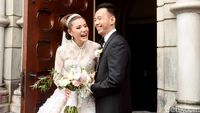 Resmi Menikah, Senyum Bahagia Olga Lidya dan Aris Utama