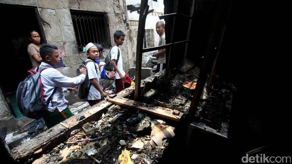 Kondisi Permukiman Warga Penjaringan Pasca Kebakaran