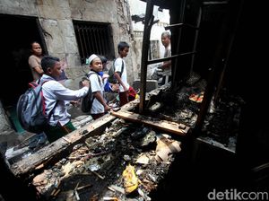 Kondisi Permukiman Warga Penjaringan Pasca Kebakaran