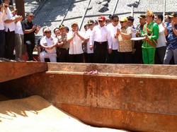 Mentan Lepas Pengiriman 10 Ribu Ton Jagung dari Gorontalo ke Jawa