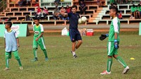 Pelatihan ini digelar di Milo Football Camp, Ciputat.