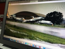 Pesawat di Halim yang Ngetril Kondisinya Memang Sudah Rusak