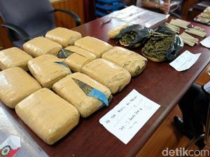Kurir 26 Kg Ganja Disergap Saat Turun dari Angkot di Medan