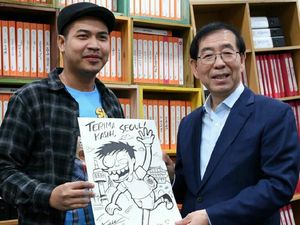 Komikus Faza Meonk Dinobatkan Jadi Duta Pariwisata Seoul
