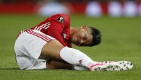 Marcos Rojo (bek tengah). Bermain untuk Manchester United. Mengalami cedera lutut dari 20 April 2017 dan belum pulih sampai sekarang. (Foto: Reuters / Andrew Yates Livepic)