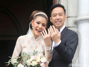 Mimpi Olga Lydia Menikah di Gereja Katedral Terwujud