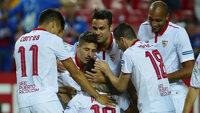 Dua Gol Ganso Mantapkan Sevilla di Empat Besar