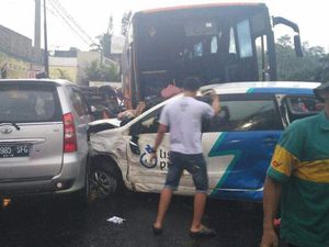 Polisi: Buku Kir Bus Maut Puncak Terindikasi Palsu
