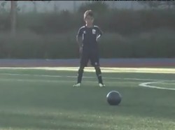 Keren, Gol Free Kick Anak Cristiano Ronaldo