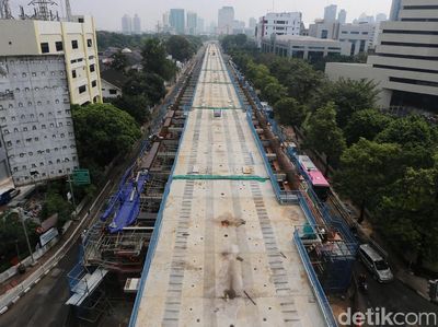 Penampakan Terkini Proyek MRT di Sisingamangaraja