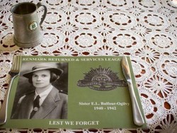 Peringati Hari Anzac, Foto Korban PD II Diabadikan di Alas Piring