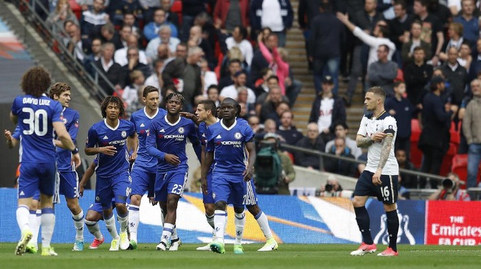 Bekuk Spurs 4-2, Chelsea Melaju ke Final Piala FA