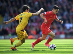 Gol Coutinho Dibalas Benteke, Liverpool vs Palace Sementara 1-1