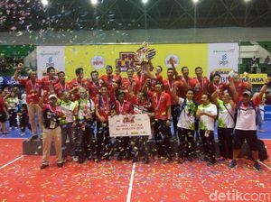 Kalahkan Bank Sumsel Babel, Putra Pertamina Energi Juara Proliga Kalahkan Bank Sumsel Babel, Putra Pertamina Energi Juara Proliga