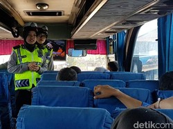 Arus Balik Liburan, Polres Cianjur Jaring Bus Tanpa Pemecah Kaca