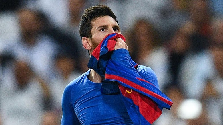 Messi Beri Luka Berlipat-lipat untuk Santiago Bernabeu Messi Beri Luka Berlipat-lipat untuk Santiago Bernabeu