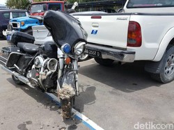 Foto-foto Kerusakan Moge Bambang, WNI yang Kecelakaan di Sabah