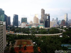 Simpang Susun Semanggi Tak Gunakan Tiang Lampu untuk Penerangan