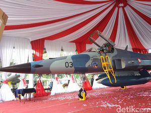 Pesawat Tempur F-5 Tiger Kini Jadi Monumen di Yogyakarta