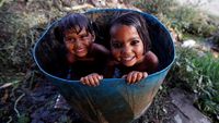 Begini Cara Anak-anak di India Lawan Gelombang Panas