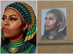 Mural Michelle Obama di Chicago Picu Kontroversi