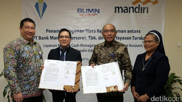 Bank Mandiri Gandeng Tarakanita