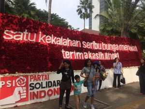 PSI Tepis Ada Mobilisasi Karangan Bunga untuk Ahok ke Balai Kota