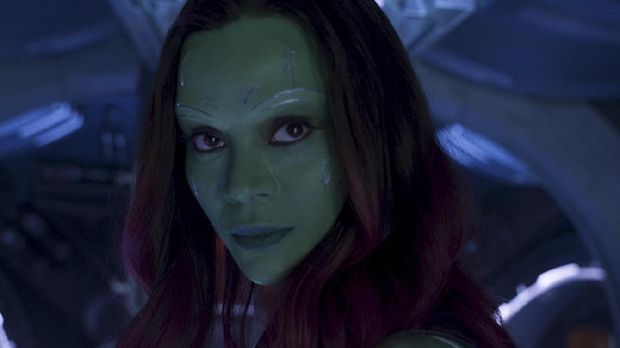 Zoe Saldana memerankan Gamora dalam 'Guardians of the Galaxy'. 