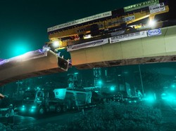 Ahok Senang Pengerjaan Simpang Susun Semanggi Lampaui Target