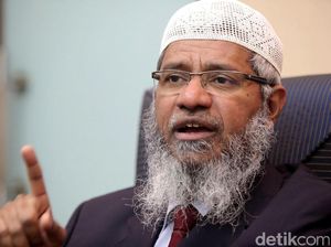 Zakir Naik Dikejar India, Dilindungi Malaysia Zakir Naik Dikejar India, Dilindungi Malaysia