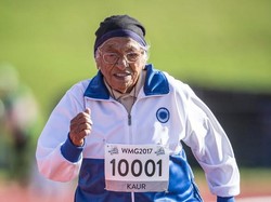 Hebat! Nenek 101 Tahun Ini Raih Medali Emas dalam Lomba Lari