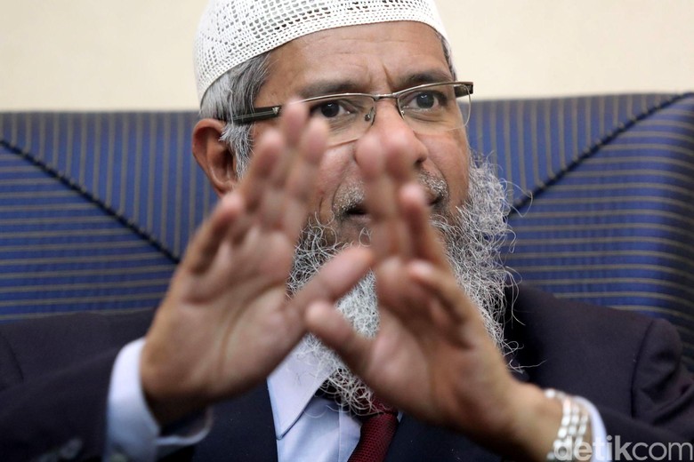 Diselidiki Kasus Provokasi, Zakir Naik Berjam-jam Diperiksa Polisi