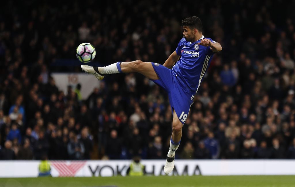 Britain Football Soccer - Chelsea v Southampton - Premier League - Stamford Bridge - 25/4/17 Chelsea's Diego Costa in action Reuters / Stefan Wermuth Livepic EDITORIAL USE ONLY. No use with unauthorized audio, video, data, fixture lists, club/league logos or 