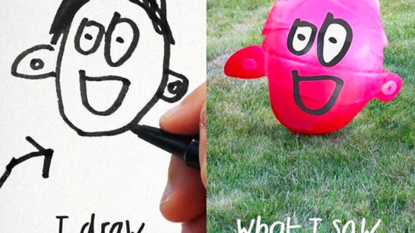 Modal Photoshop, Lukisan Lucu Anak Menjadi Nyata