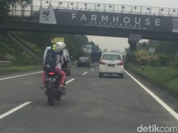 2 Insiden Pemotor Masuk Tol Purbaleunyi yang Bikin Heboh