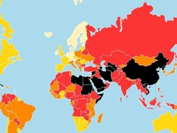 China Penjara Terbesar Bagi Wartawan, Indonesia Kampiun di Asia Tenggara