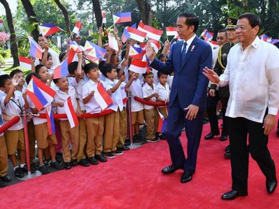 Jokowi Disambut Duterte di Istana Malacanang