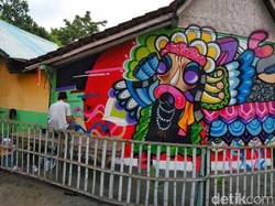 Komunitas Mural Percantik Kampong Pulau Santen Banyuwangi