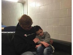 So Sweet! Saat Ed Sheeran Bertemu Bocah dengan Kondisi Genetik Langka