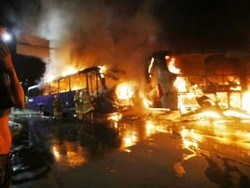 Pembakaran Bus dan Penjarahan Landa Brasil Usai Aksi Mogok