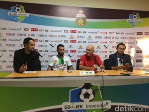 Senang Dapat Tiga Poin, Pelatih PS TNI Sesalkan Kartu Merah Dua Pemainnya