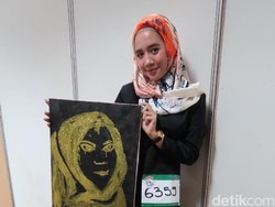 Hijabers Cantik Pamer Lukisan Glitter di Audisi Sunsilk Hijab Hunt