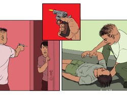 Lalai, Polisi Tembak Anak Sendiri