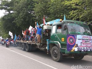 May Day, Buruh di Aceh Sampaikan Tuntutan Sambil Konvoi