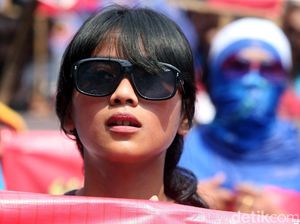 Begini Gaya Buruh Perempuan di Aksi May Day