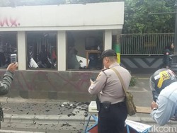 Pos Polisi di Taman Cikapayang Bandung Dirusak, Tiga Kaca Pecah