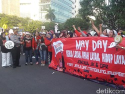 Begini Pengalihan Arus Lalin Saat Buruh Bergerak dari Istana ke DPR