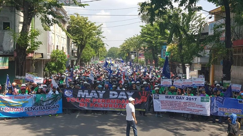 20 Ribu Buruh Bakal Long March ke Depan Istana Peringati May Day