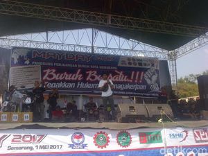 May Day, Wartawan di Semarang Juga Ikut Unjuk Rasa