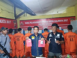 Operasi Antik Kalimaya, Tim Polres Serang Tangkap Pengguna Narkoba